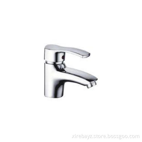 One Hole Deck Mounted Basin Mixer Taps with Single Handle a